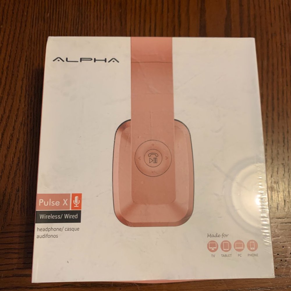 Alpha Pulse X Wireless Headset, Noise Cancelling Headphones, Wireless Headphones